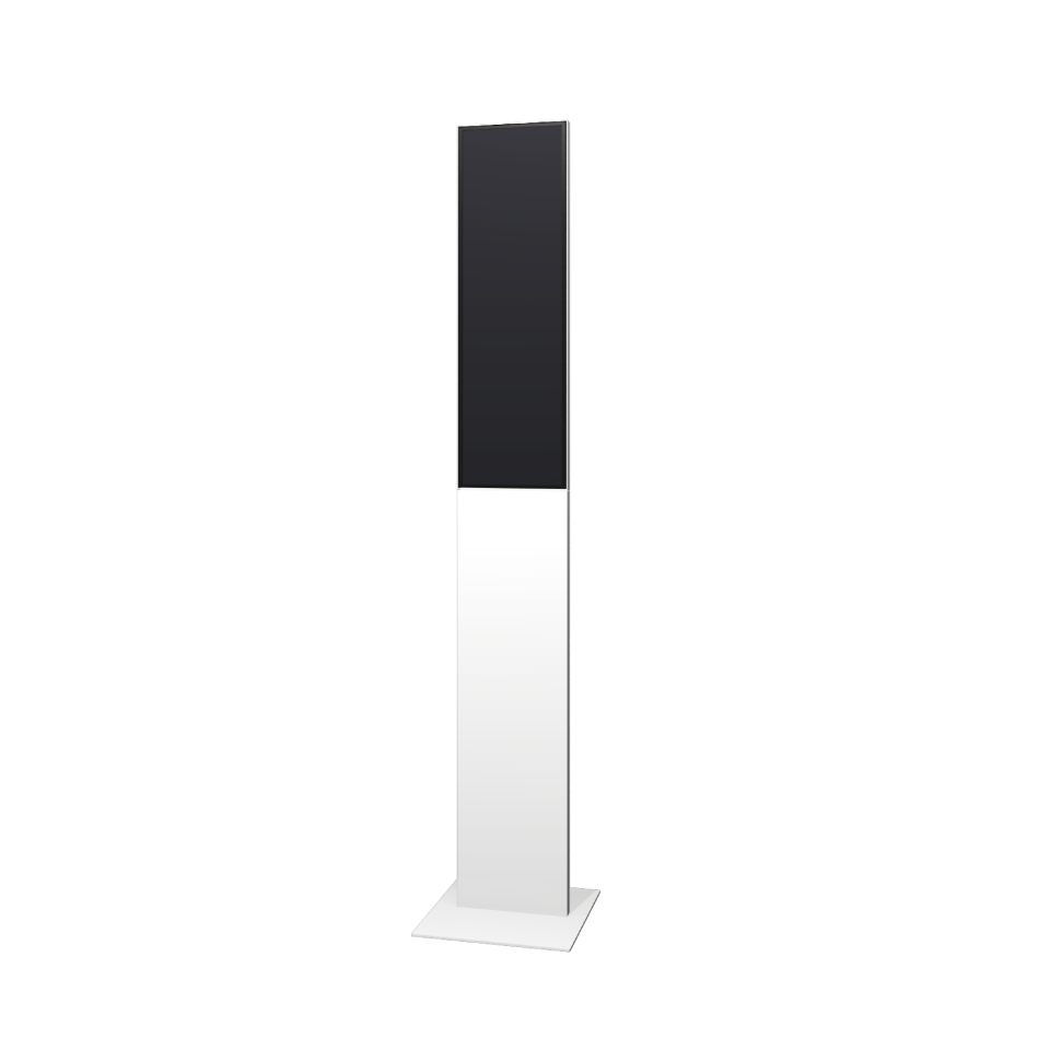 Jizainfo 「bar」29 インチ　フラットスタンド ホワイト セット