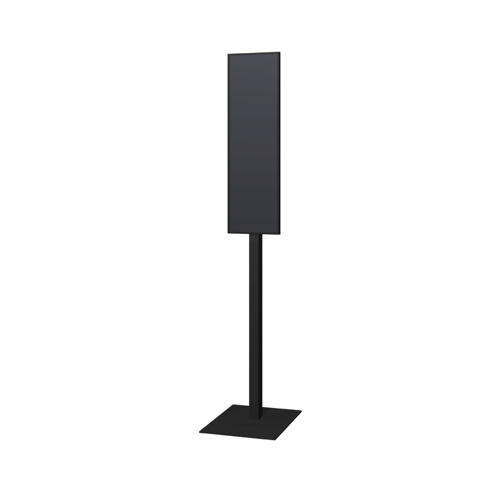 Jizainfo 「bar」29 インチ　ポールスタンド ブラック セット